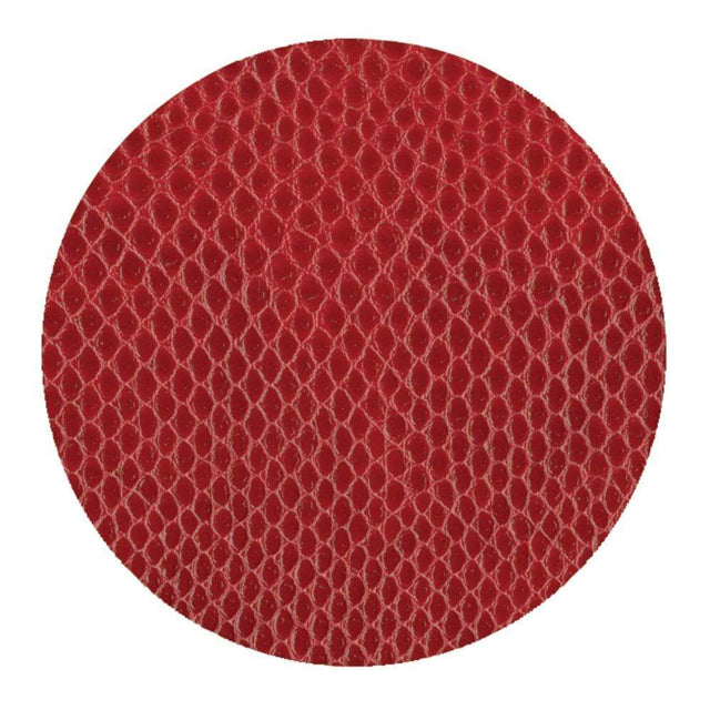 Crimson Snakeskin Coaster Set