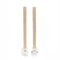 Pair of Gold Shimmer Dinner Candles
