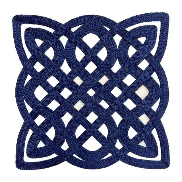 Set of 4 Gate Navy Square Placemats