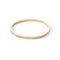 Gold Bangle with Clear Crystals