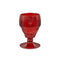 Set of 10 Red Glass Goblets