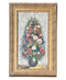 Floral Topiary in Gold Frame Oil Painting