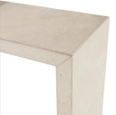 White Hair-on-hide Console