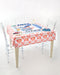 Pop of Poppy Instructional Mahjong Tablecloth