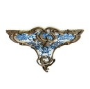 Antique Blue and White Ormulu Wall Sconce