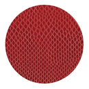 Crimson Snakeskin Coaster Set