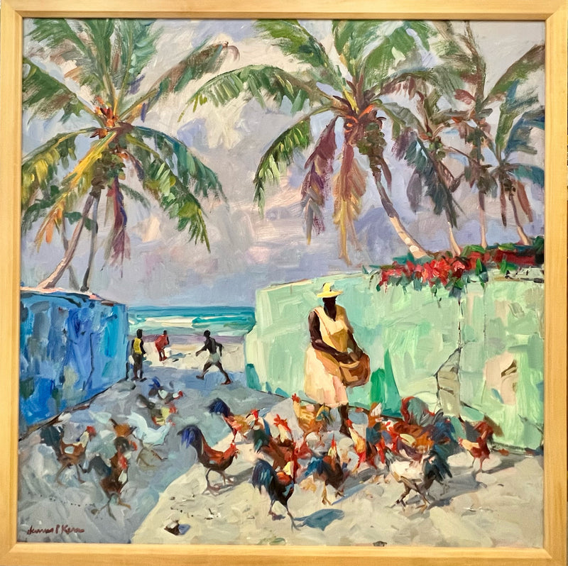 James P. Kerr Blue Tailed Chickens