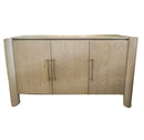 Gray 3 Door Console Cabinet