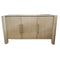 Gray 3 Door Console Cabinet