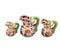 Set of 3 Imari Asian Pitchers
