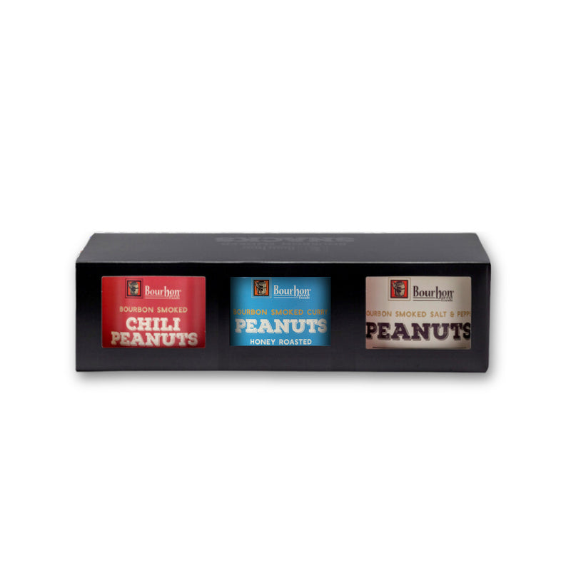 Bourbon Smoked Peanut Trio