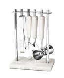 Azure Bar White 5-Piece Bar Set