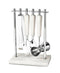 Azure Bar White 5-Piece Bar Set
