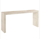 White Hair-on-hide Console