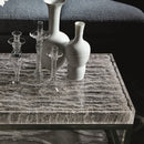 Bernhardt Acryclic Coffee Table with Chrome