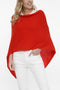 Red Cashmere Topper