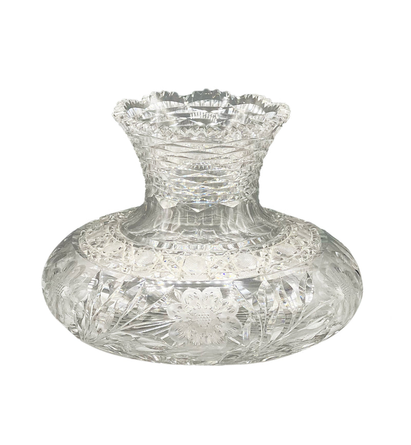 Cut Crystal Vase