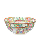 Hand Painted Rose Medallion Bowl