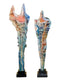 Pair of Susan Gott Archetype Portrait Sculptures