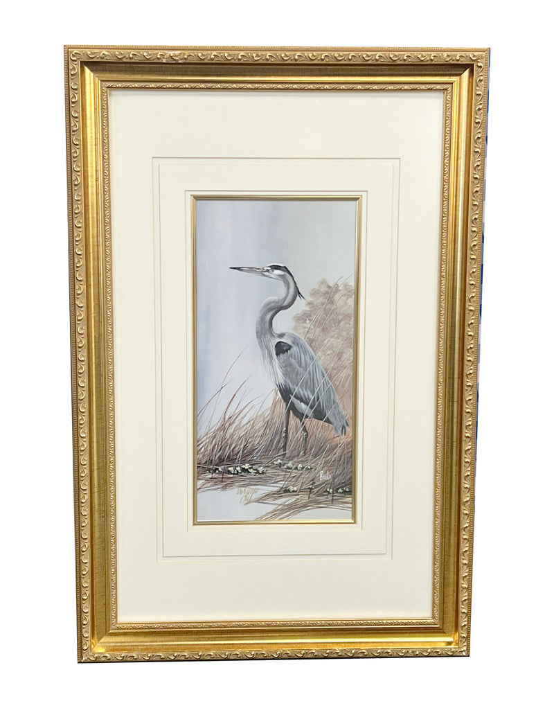 Egret in Gold Frame, Assorted