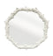 Vintage White Faux Bois Twig Mirror