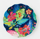 Tobacco Leaf Scalloped Plate