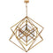 Visual Comfort Gold Cubist Chandelier