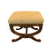 Gold Tufted Empire Style Bench