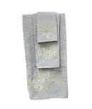 Nilay Silver 3-Piece Towel Set