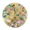 Set of 4 Hummingbird Trellis Round Lacquer Placemats
