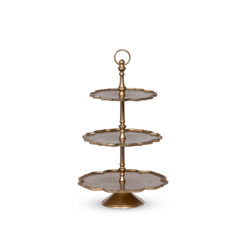 Scallloped Edge 3-Tiered Server