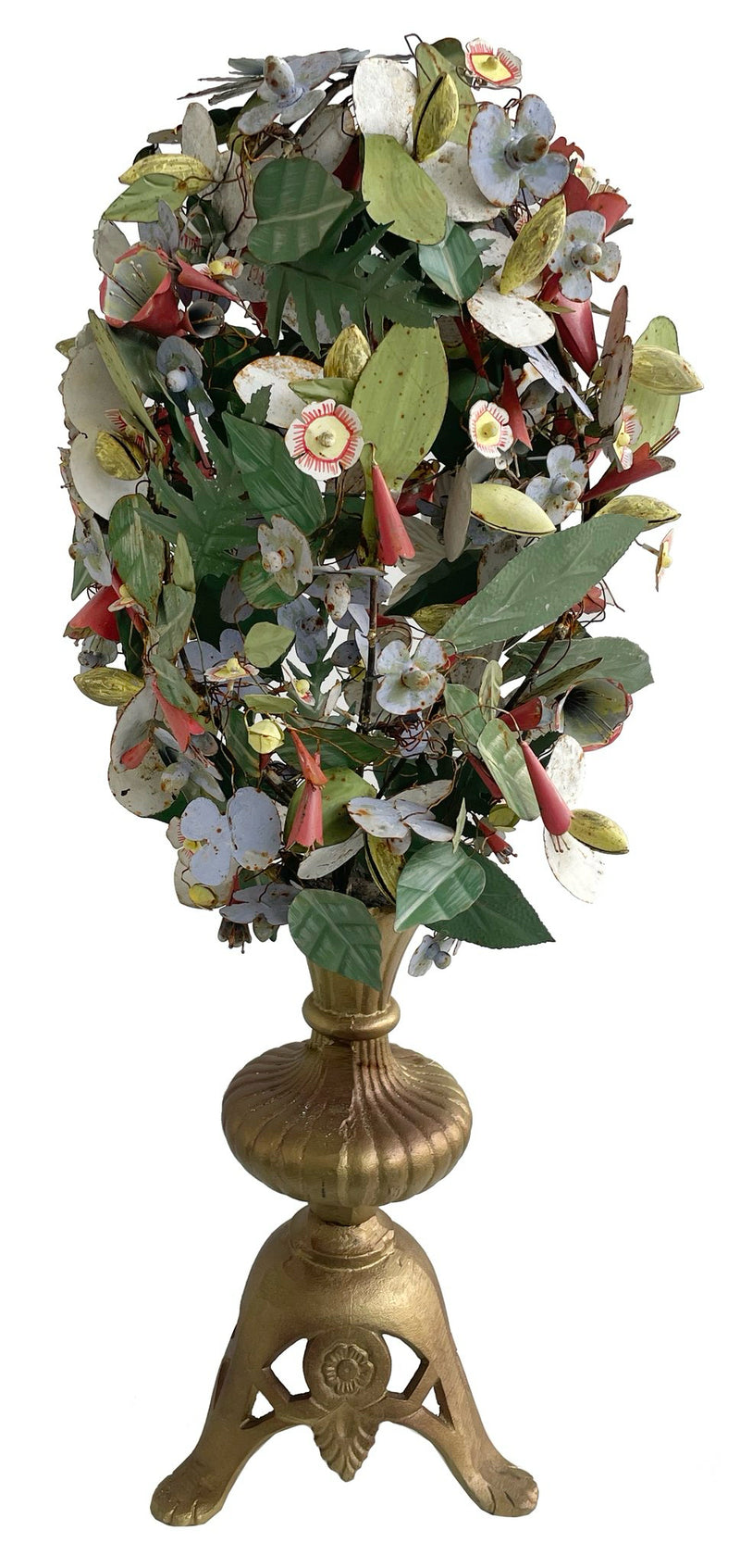 Large Metal Flower Arrangement
