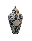 Black and Gold Ginger Jar