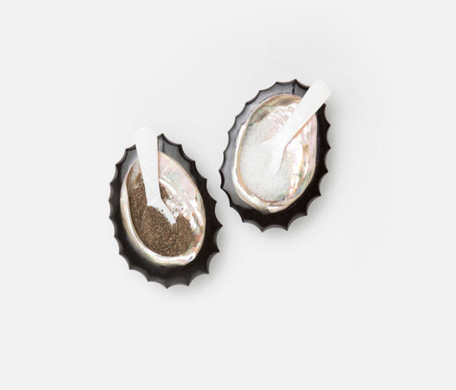 Pair of Abalone Shell Pinch Bowls