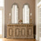 Vestibule Carved Wood Mirror