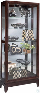 Philip Reinisch Two Way Sliding Door Curio Cabinet