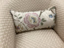Gabby Embroidered Swivel Chair with Pillow