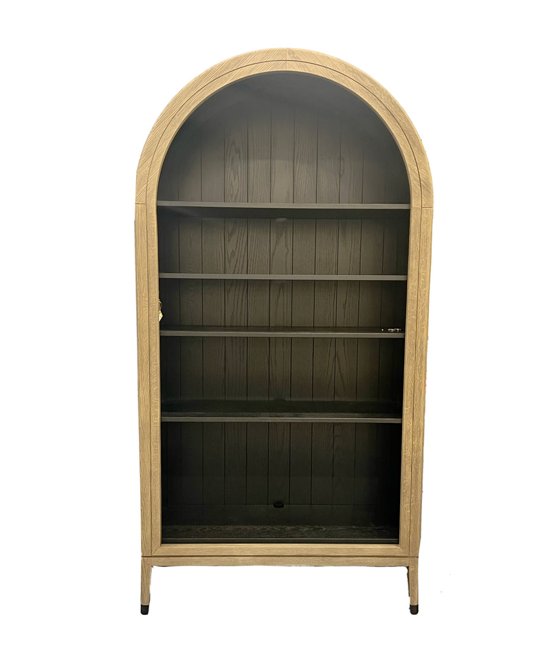 Arhaus Curve Top Bookcase