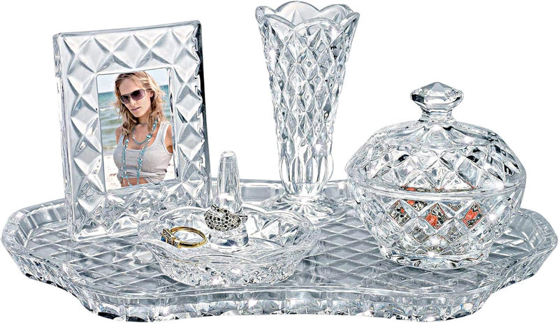5-Piece Shannon Crystal Vanity Set