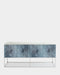 John Richard Blue Console with Chrome