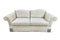 Oatmeal Fabric Sofa with Rolled Arms