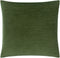 22" Cotton Velvet Stripe Olive Dawn Pillow
