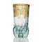 Set of 6 Art Deco Gold High Ball, Blue