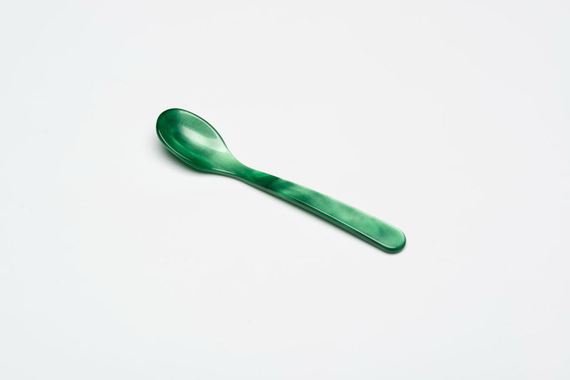 Set of 4 Acrylic Emerald Dipping Spoons