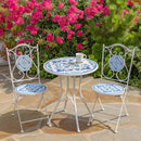 Cape May Mosaic Bistro Table with 2 Chairs