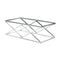 Glass Top Chrome Coffee Table