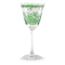 Set of 4 Giardino Green Wine Glasses