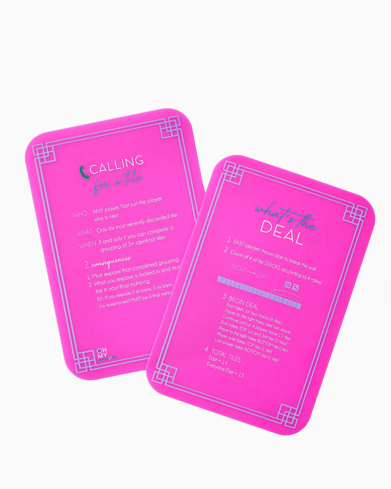 Pink Mahjong Tile Shufflers