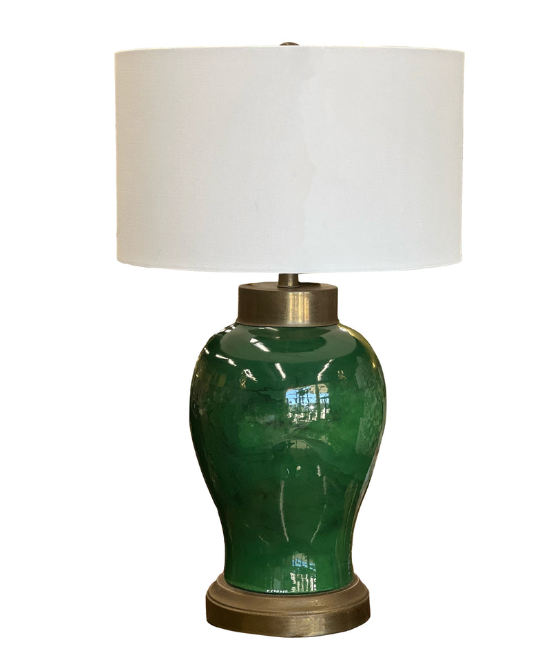 Frederick Cooper Malachite Table Lamp