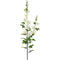 71" White Hollyhock Spray